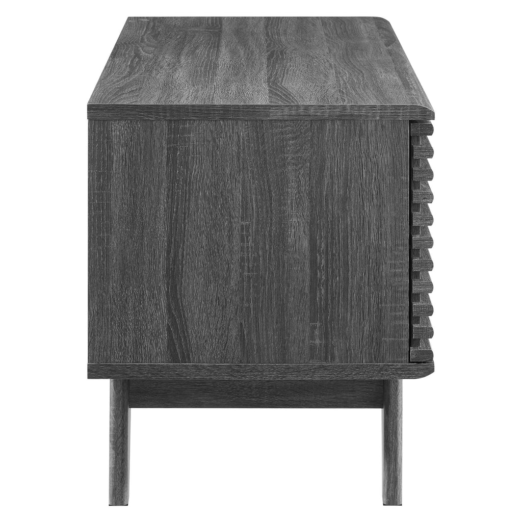 Render Vinyl Record Display Stand - Charcoal (EEI-4263-CHA)