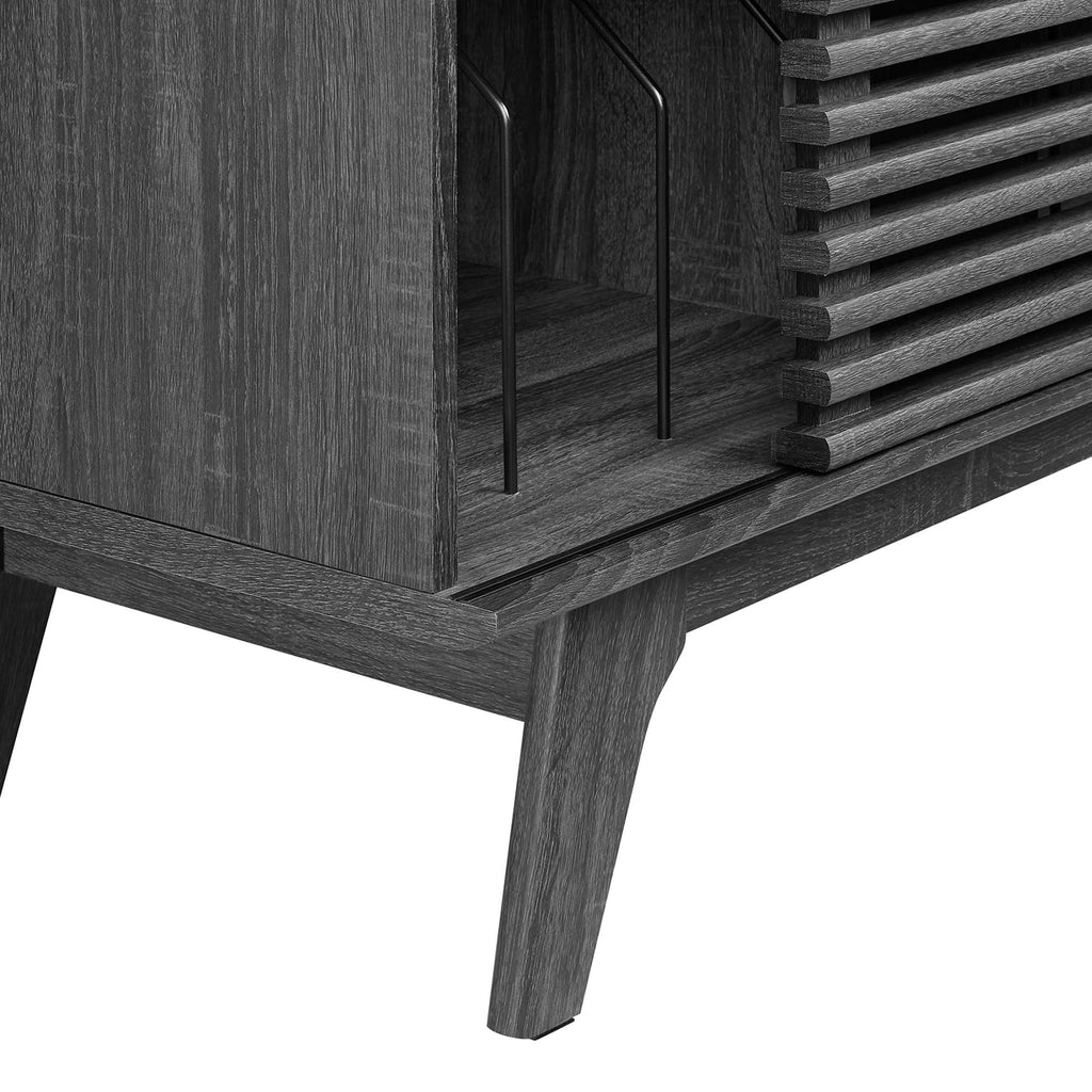 Render Vinyl Record Display Stand - Charcoal (EEI-4263-CHA)