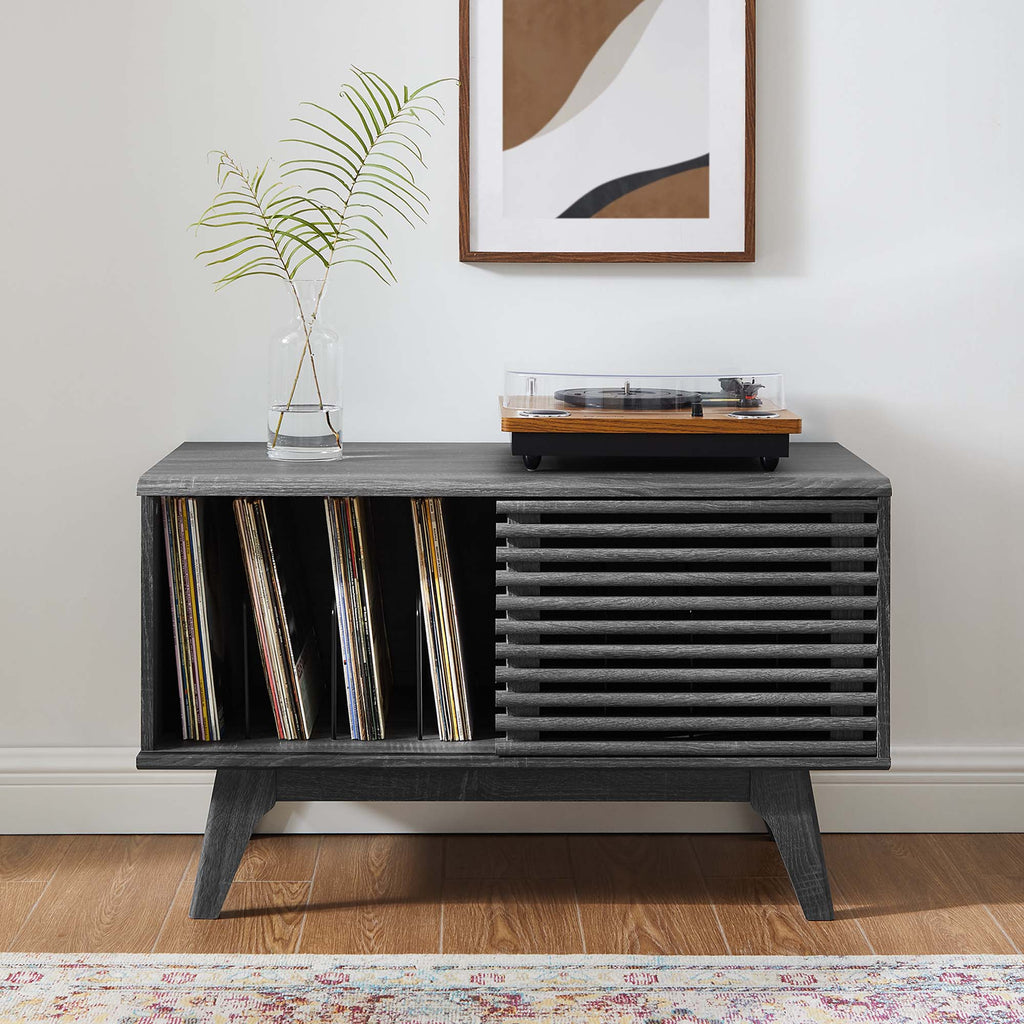 Render Vinyl Record Display Stand - Charcoal (EEI-4263-CHA)