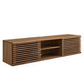 Render 60" Wall-Mount Media Console TV Stand - Walnut