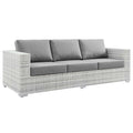 Convene Outdoor Patio Sofa - Light Gray Gray