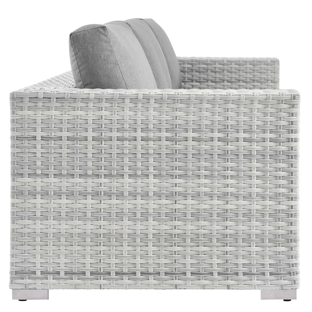 Convene Outdoor Patio Sofa - Light Gray Gray