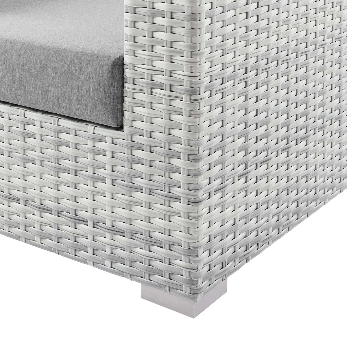 Convene Outdoor Patio Sofa - Light Gray Gray