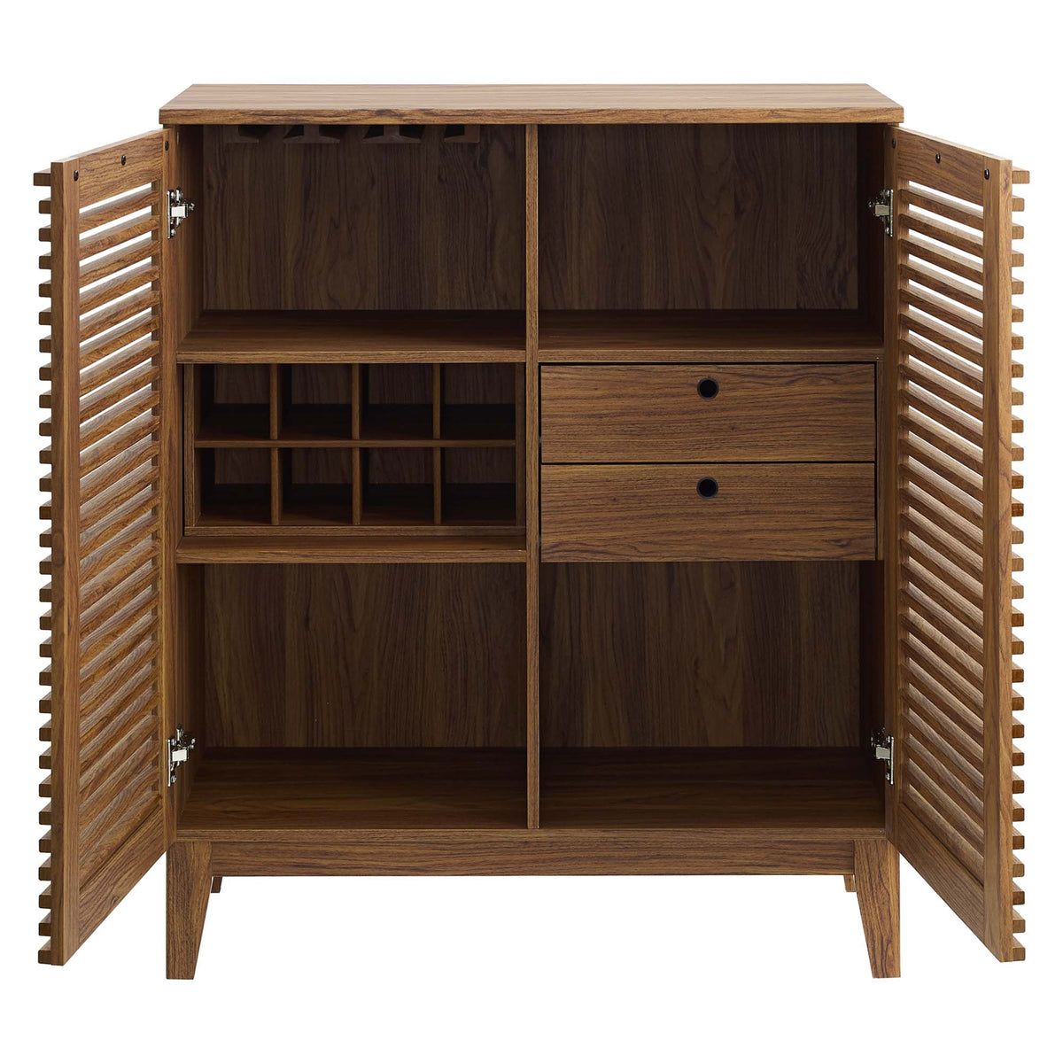 Render Bar Cabinet - Walnut (EEI-4311-WAL)