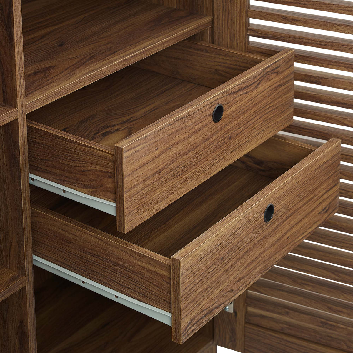 Render Bar Cabinet - Walnut (EEI-4311-WAL)