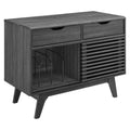 Render Vinyl Record Display Stand - Charcoal (EEI-4323-CHA)