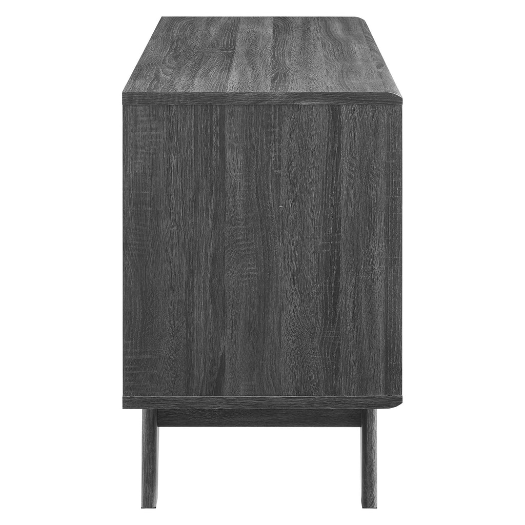 Render Vinyl Record Display Stand - Charcoal (EEI-4323-CHA)