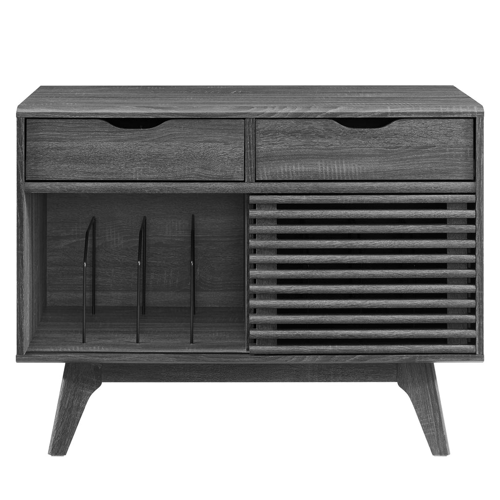 Render Vinyl Record Display Stand - Charcoal (EEI-4323-CHA)
