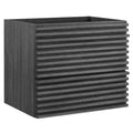 Render 24" Wall-Mount Bathroom Vanity Cabinet (Sink Basin Not Included) - Charcoal