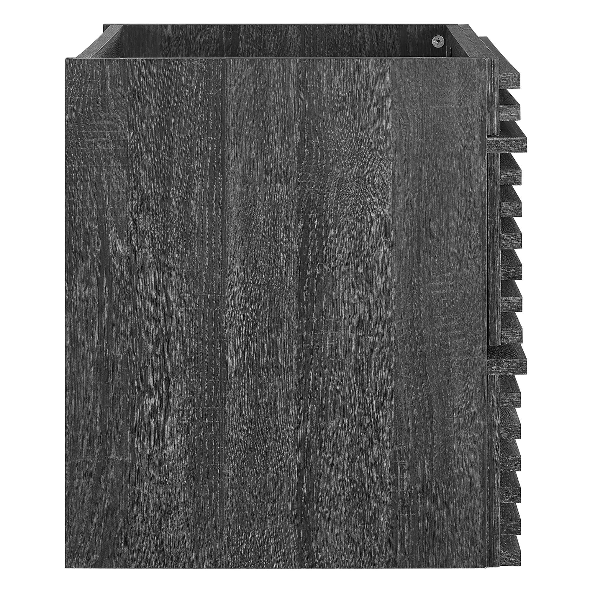 Render 24" Wall-Mount Bathroom Vanity Cabinet (Sink Basin Not Included) - Charcoal