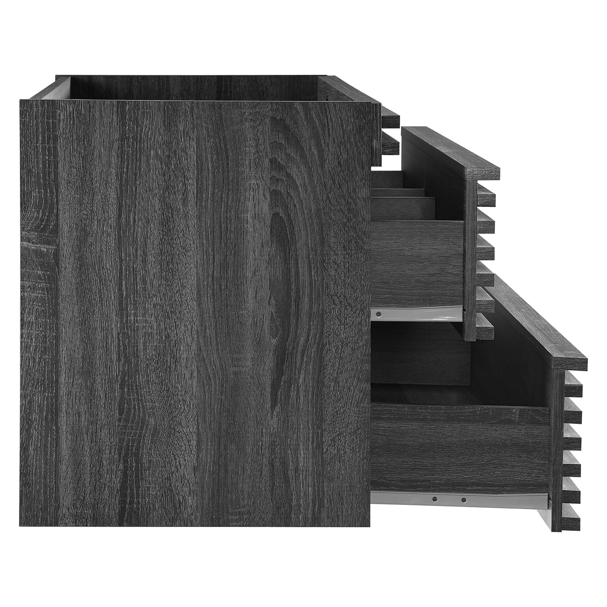 Render 36" Wall-Mount Bathroom Vanity Cabinet (Sink Basin Not Included) - Charcoal