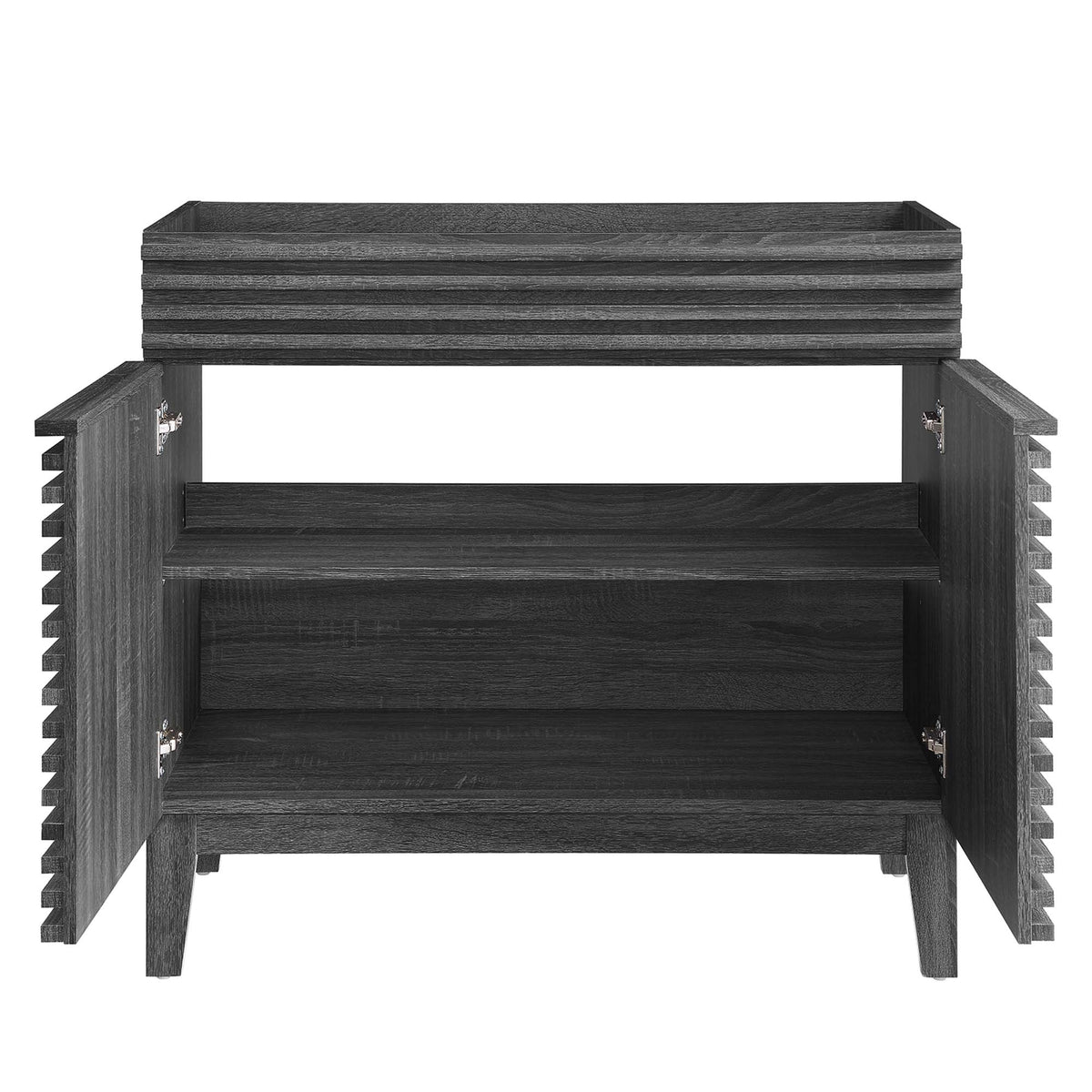 Render 36" Bathroom Vanity Cabinet - Charcoal