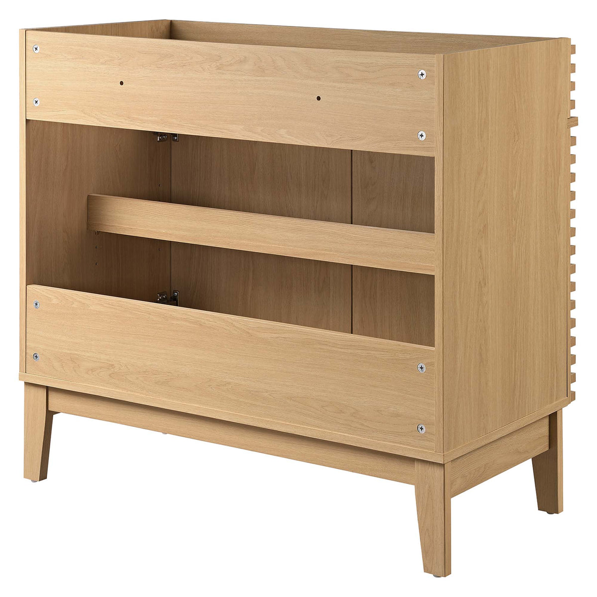 Render 36" Bathroom Vanity Cabinet - Oak
