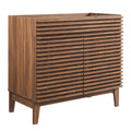 Render 36" Bathroom Vanity Cabinet - Walnut