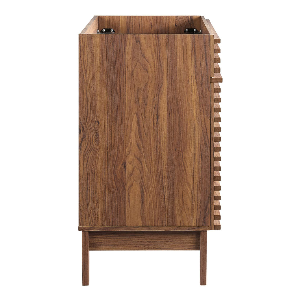 Render 36" Bathroom Vanity Cabinet - Walnut
