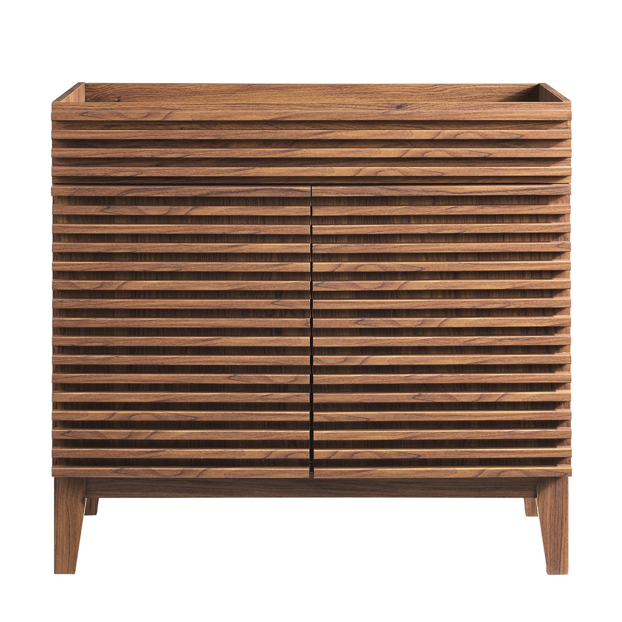 Render 36" Bathroom Vanity Cabinet - Walnut