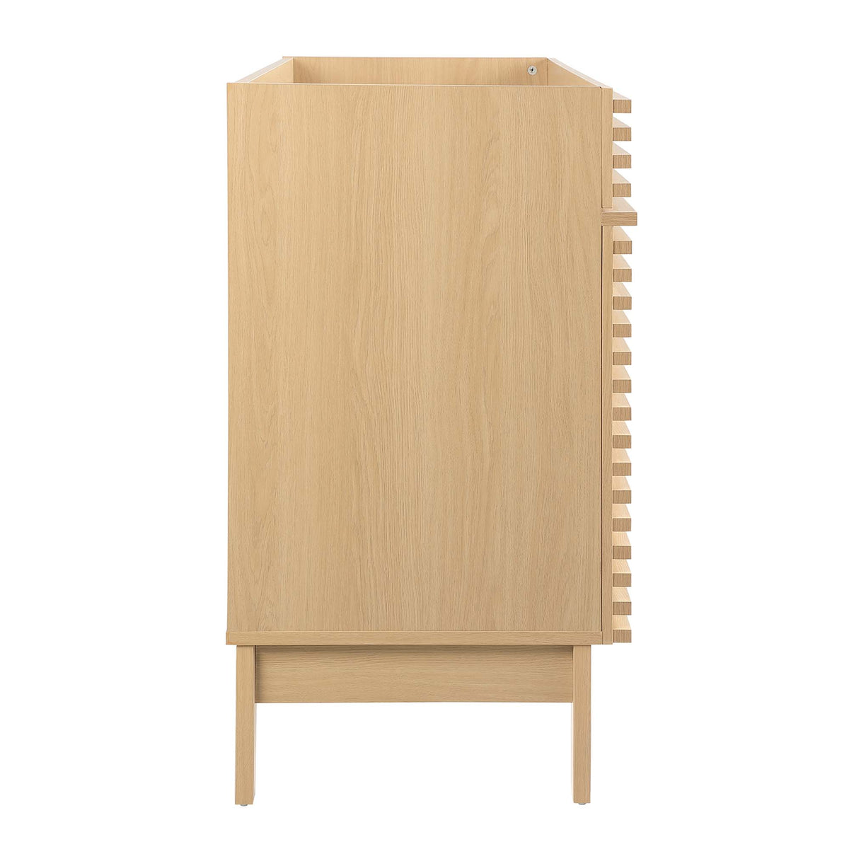 Render 48" Single Sink Compatible (not included) Bathroom Vanity Cabinet - Oak