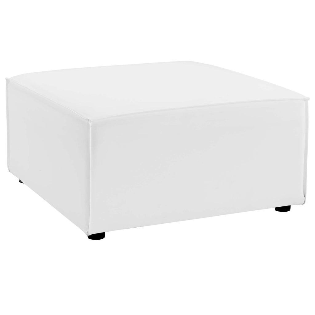 Saybrook 7-Piece Outdoor Patio Upholstered Sectional Sofa - White
