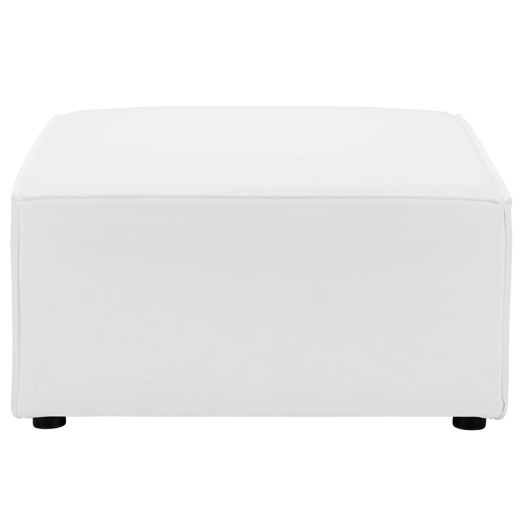 Saybrook 7-Piece Outdoor Patio Upholstered Sectional Sofa - White
