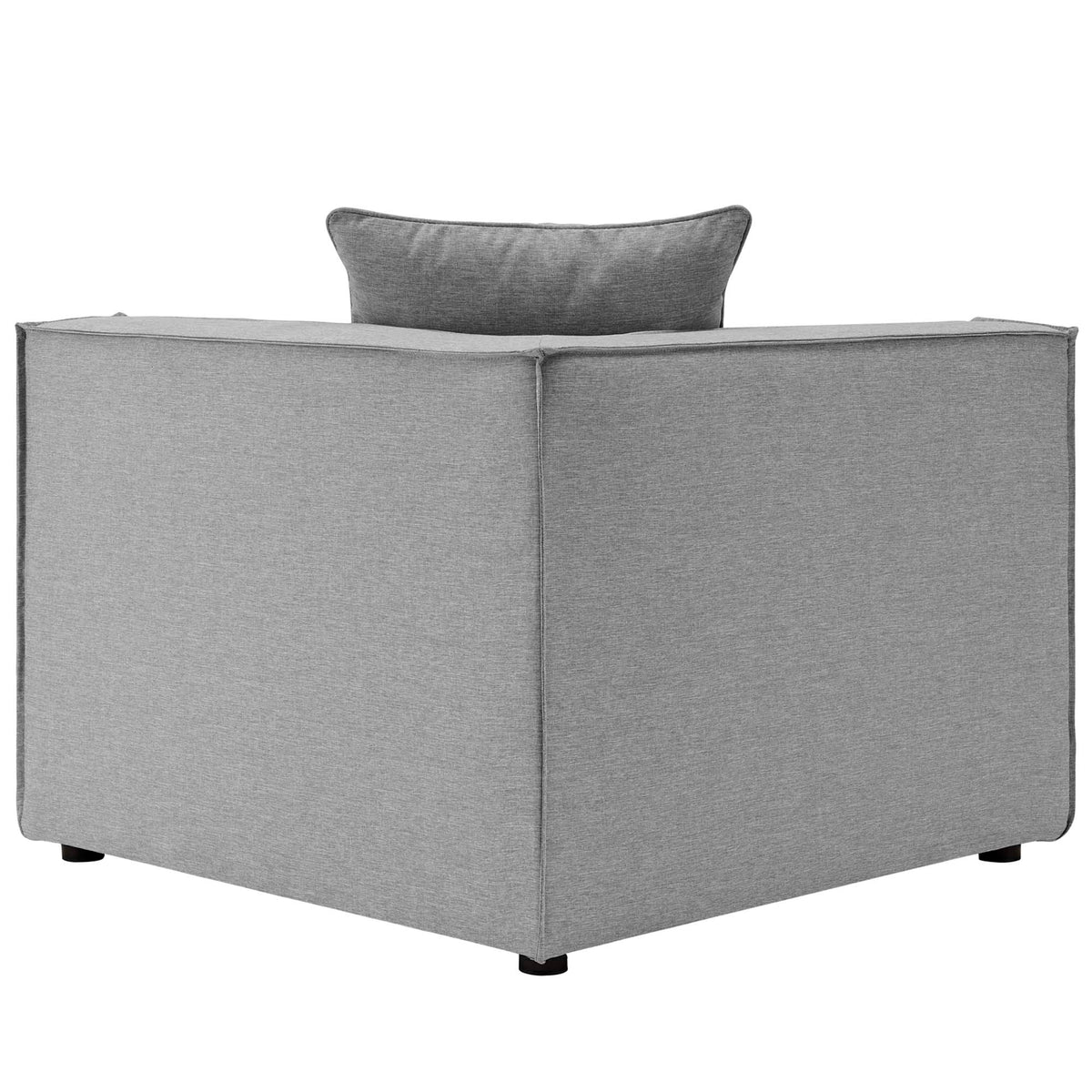 Saybrook 8-Piece Outdoor Patio Upholstered Sectional Sofa - Gray