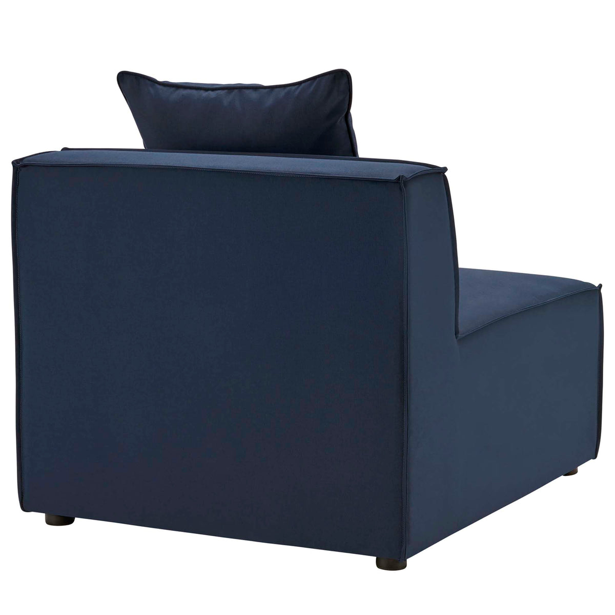 Saybrook 8-Piece Outdoor Patio Upholstered Sectional Sofa - Navy