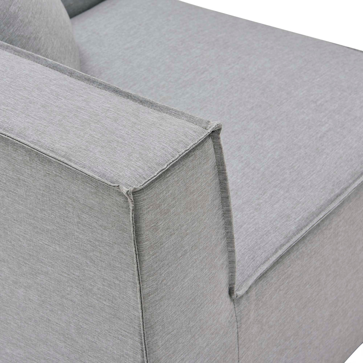 Saybrook 10-Piece Outdoor Patio Upholstered Sectional Sofa - Gray