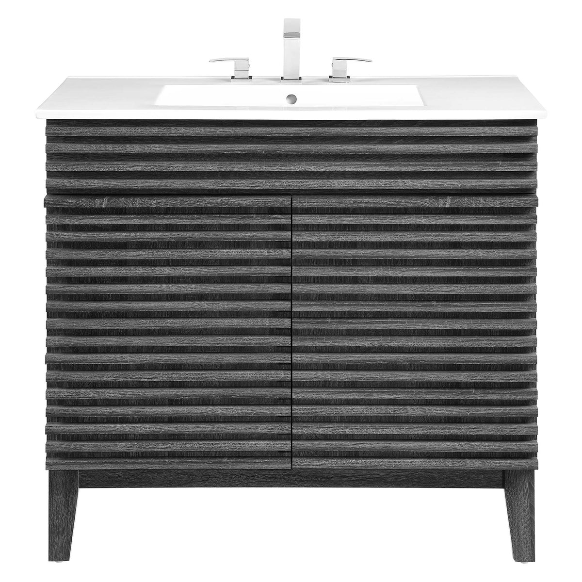 Render 36" Bathroom Vanity - Charcoal White