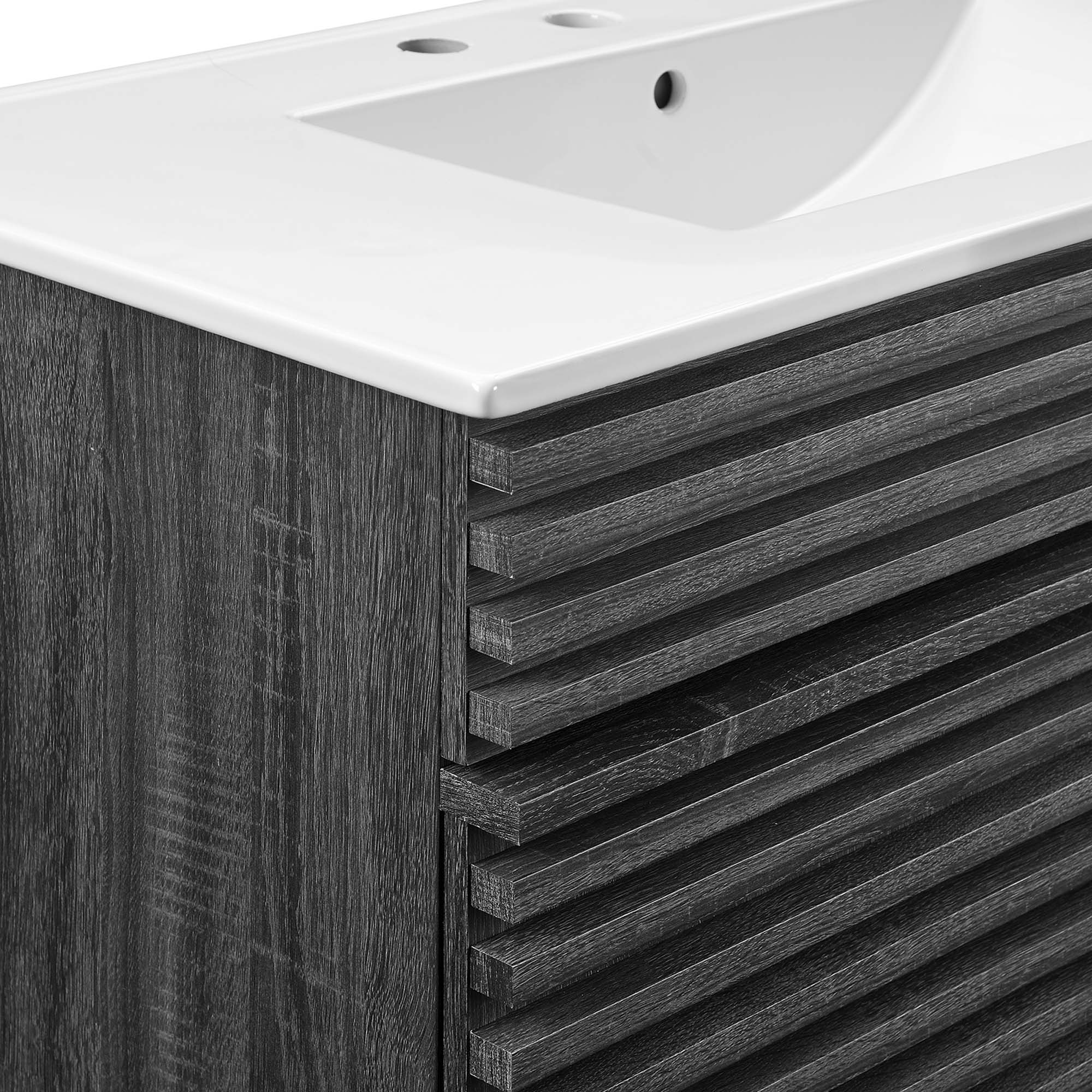 Render 36" Bathroom Vanity - Charcoal White