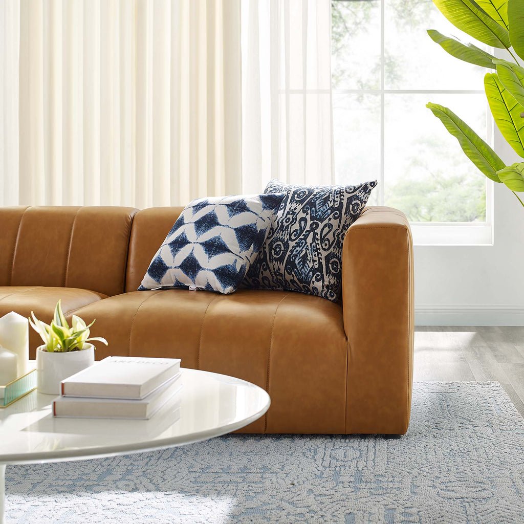 Bartlett 2-Piece Vegan Leather Loveseat - Tan