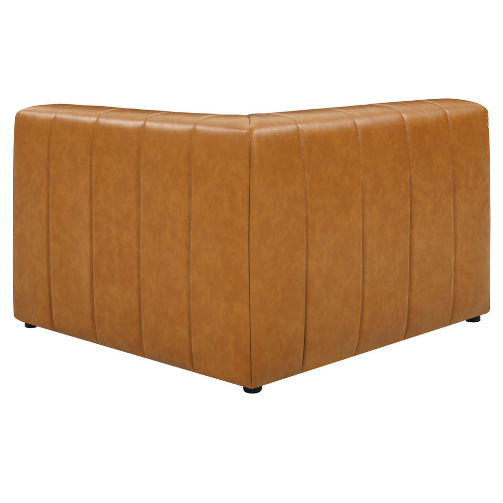 Bartlett 8-Piece Vegan Leather Sectional Sofa - Tan
