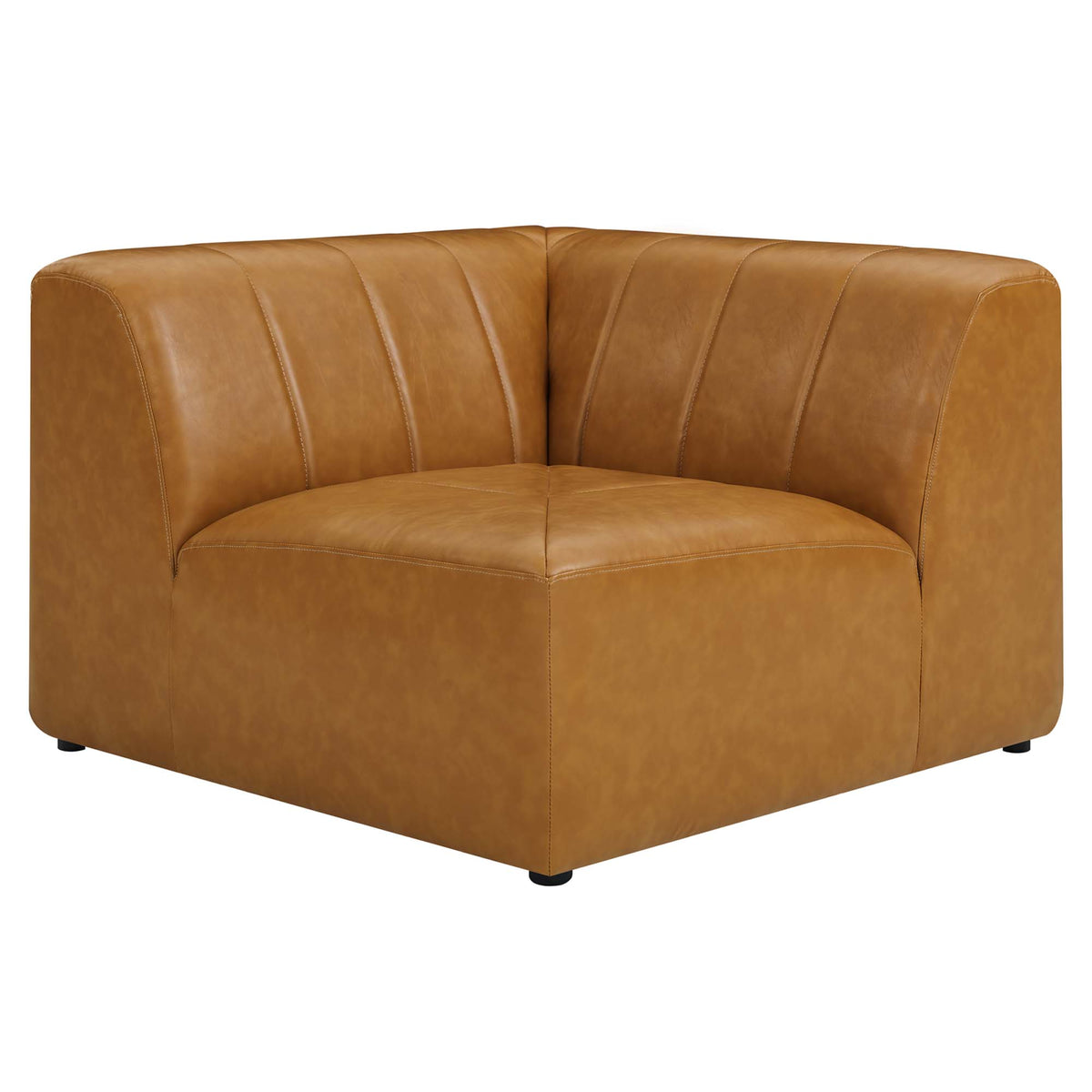 Bartlett 8-Piece Vegan Leather Sectional Sofa - Tan
