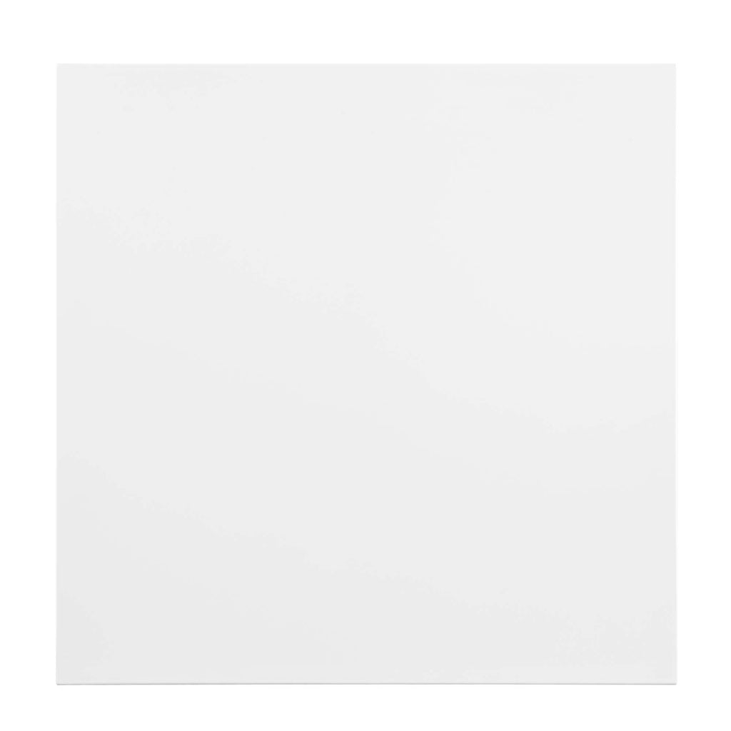 Verne 28" Square Dining Table - Gold White