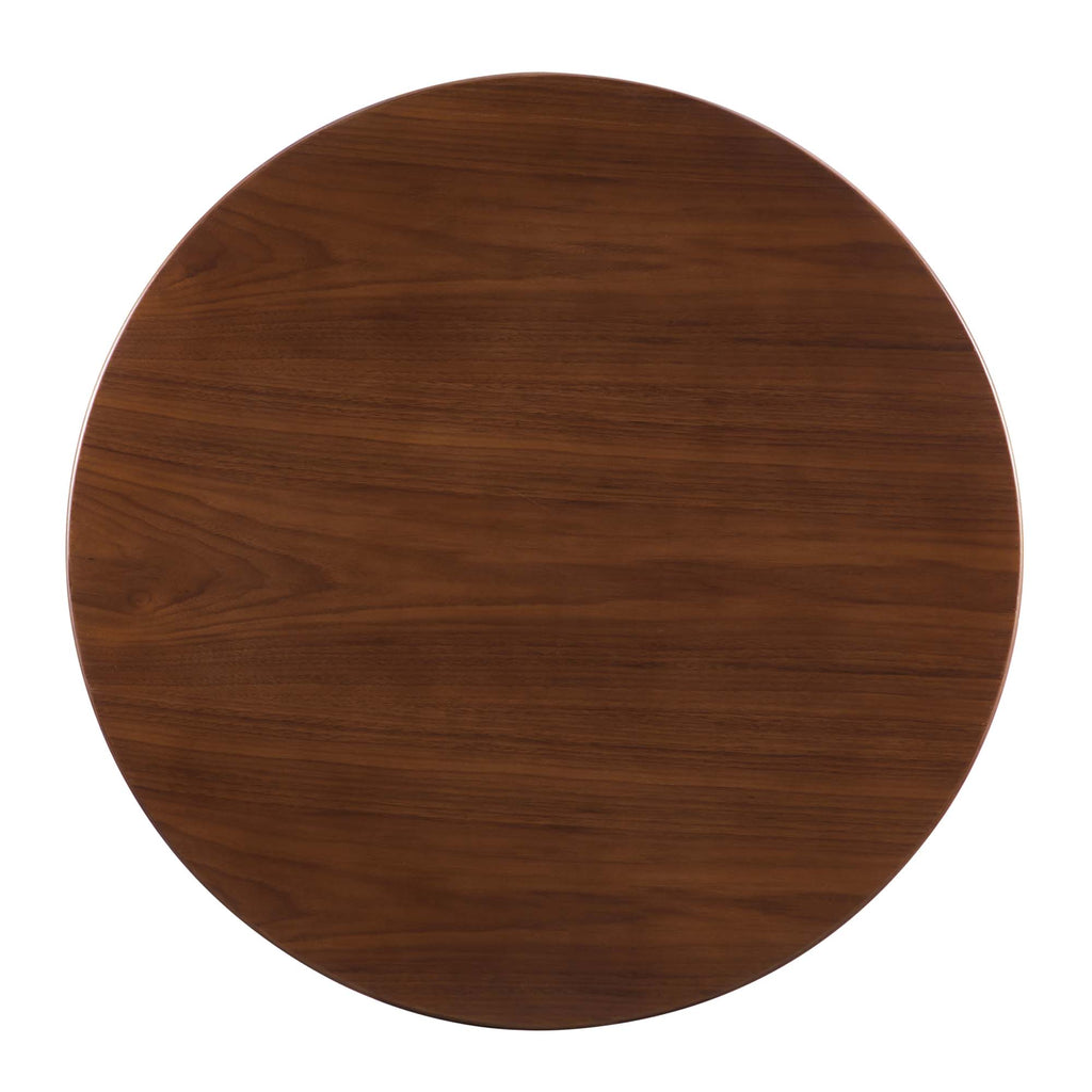 Verne 35" Dining Table - Gold Walnut