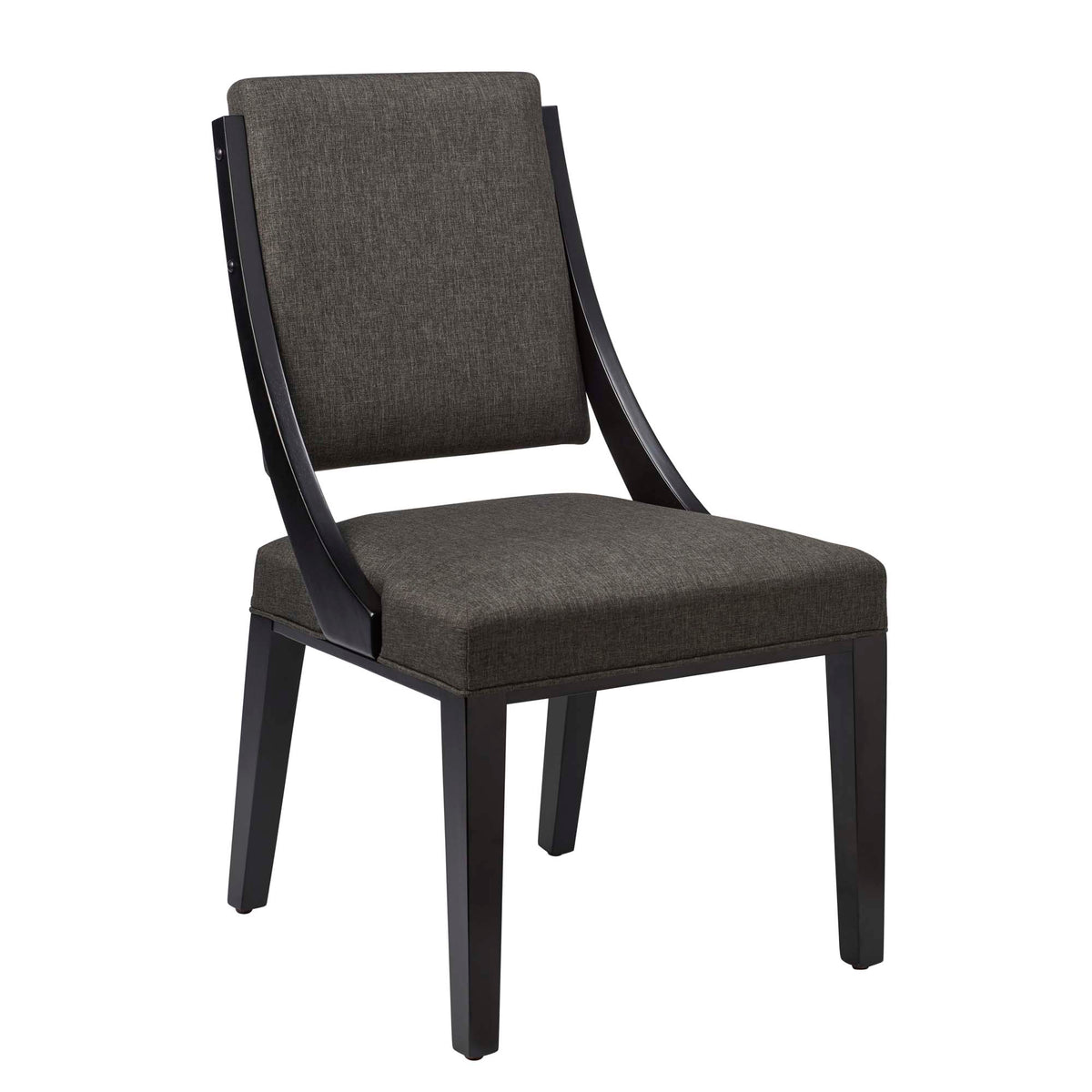 Cambridge Upholstered Fabric Dining Chairs Set of 2 - Gray