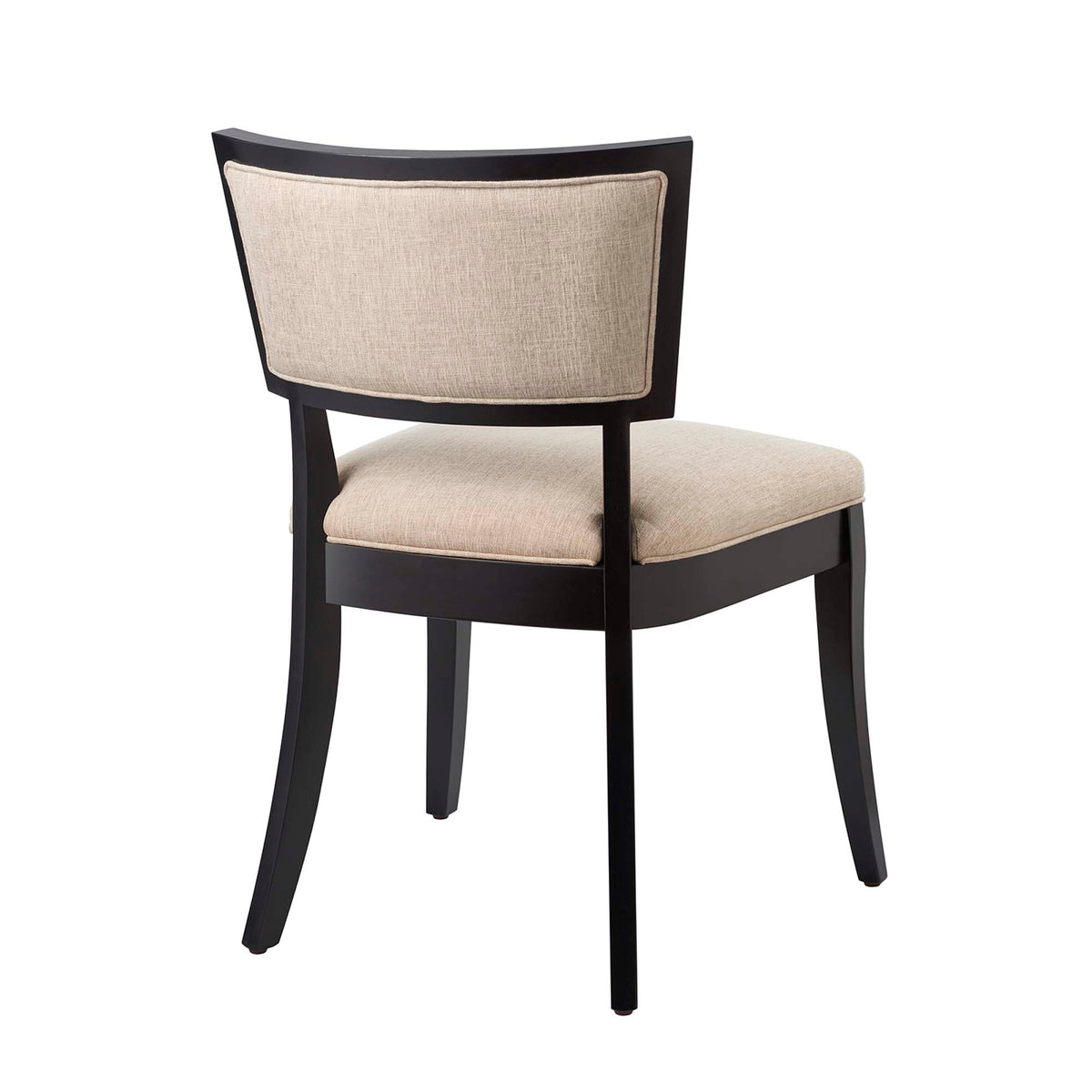 Pristine Upholstered Fabric Dining Chairs Set of 2 - Beige