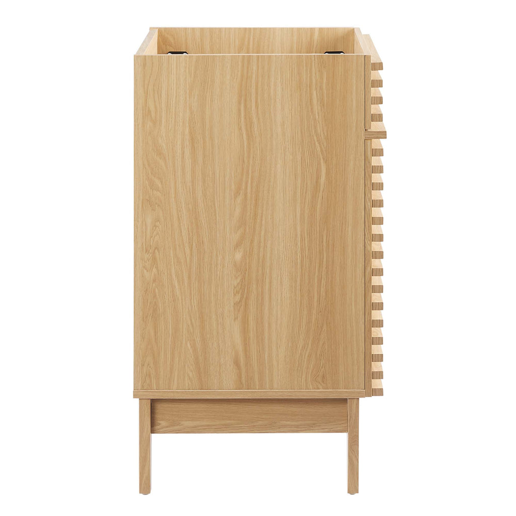 Render 24" Bathroom Vanity Cabinet (Sink Basin Not Included) - Oak