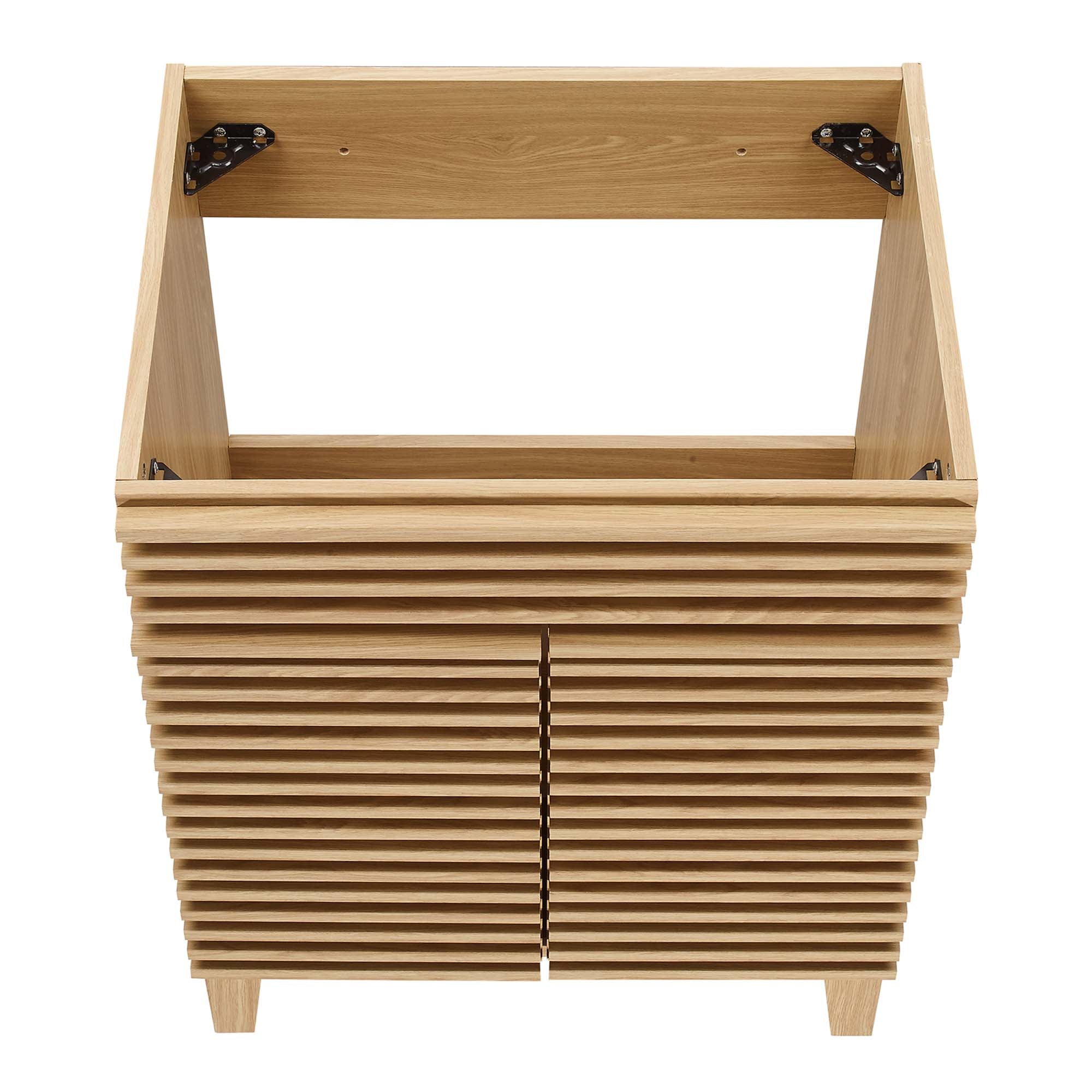 Render 24" Bathroom Vanity Cabinet (Sink Basin Not Included) - Oak