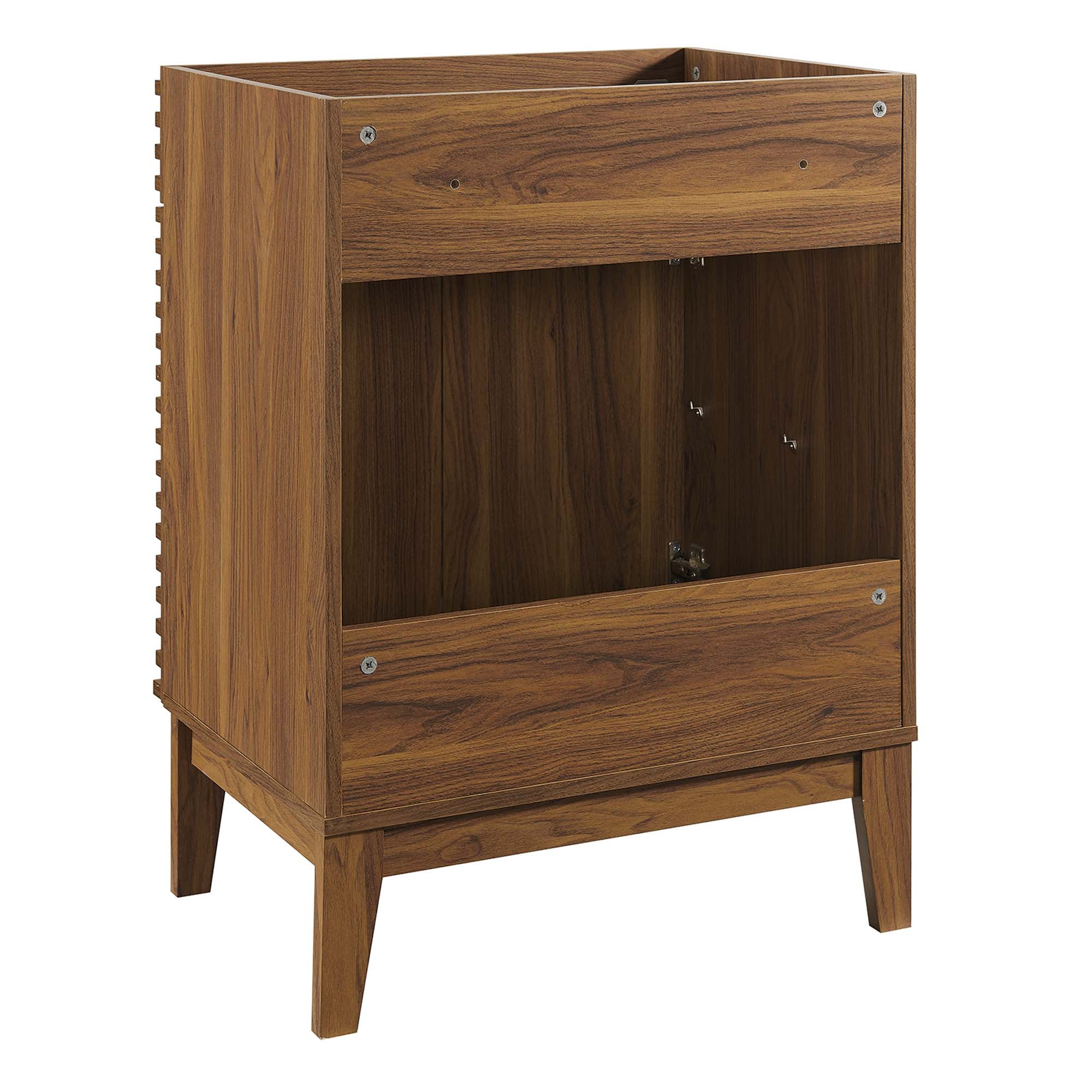 Render 24" Bathroom Vanity Cabinet (Sink Basin Not Included) - Walnut