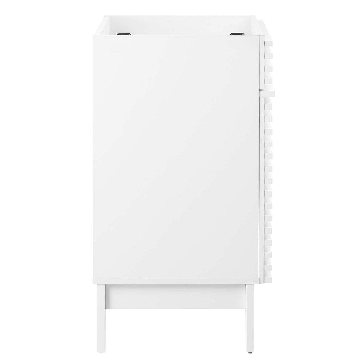 Render 24" Bathroom Vanity Cabinet (Sink Basin Not Included) - White