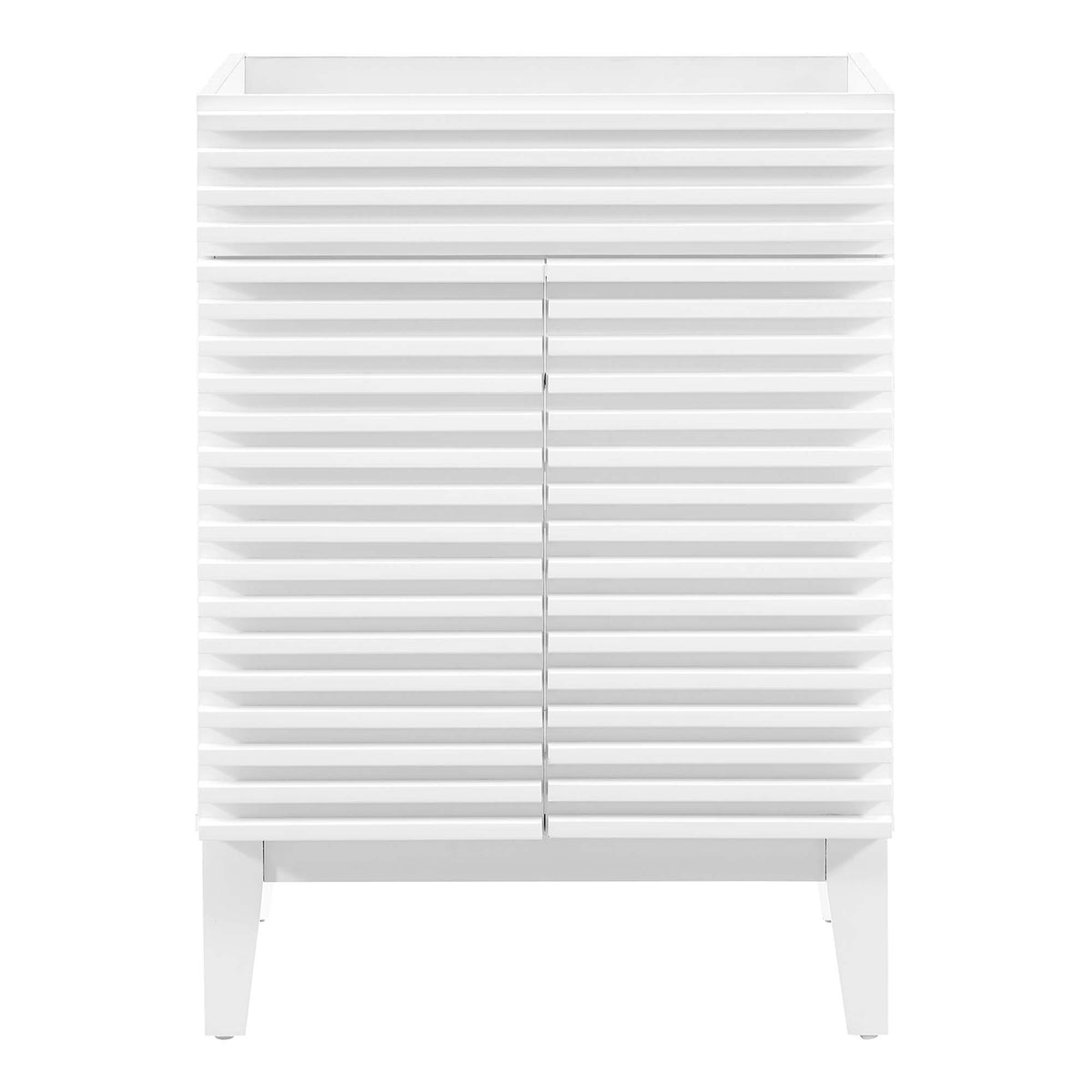 Render 24" Bathroom Vanity Cabinet (Sink Basin Not Included) - White