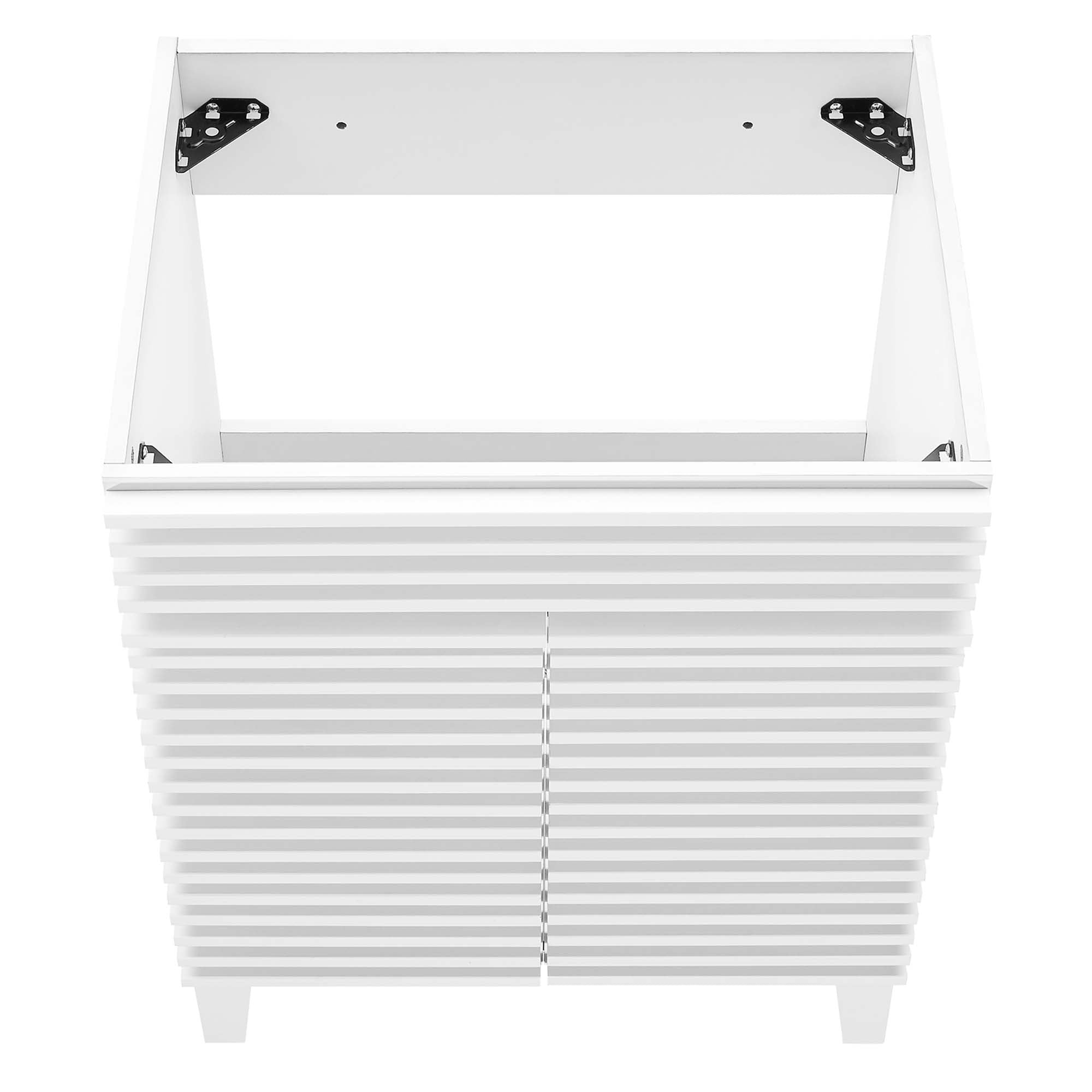 Render 24" Bathroom Vanity Cabinet (Sink Basin Not Included) - White