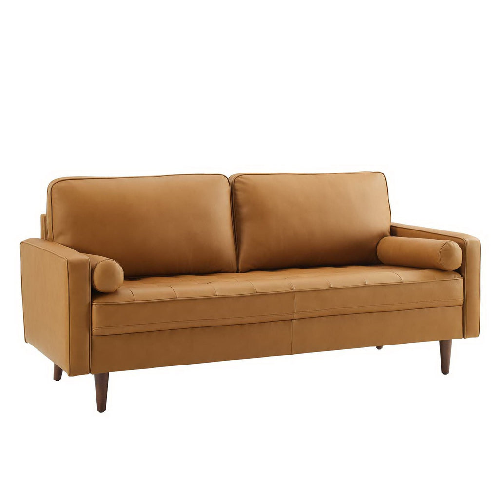 Valour Leather Sofa - Tan
