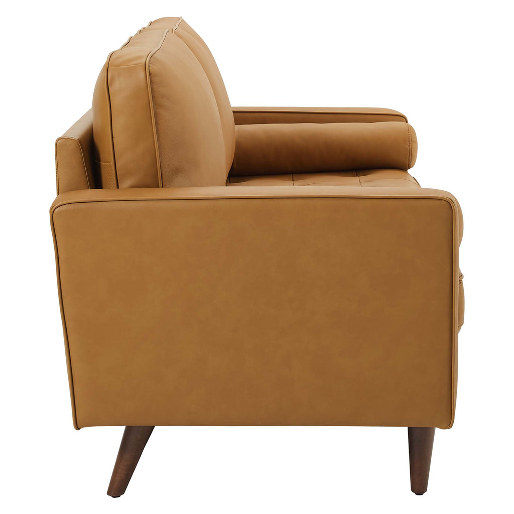 Valour Leather Sofa - Tan
