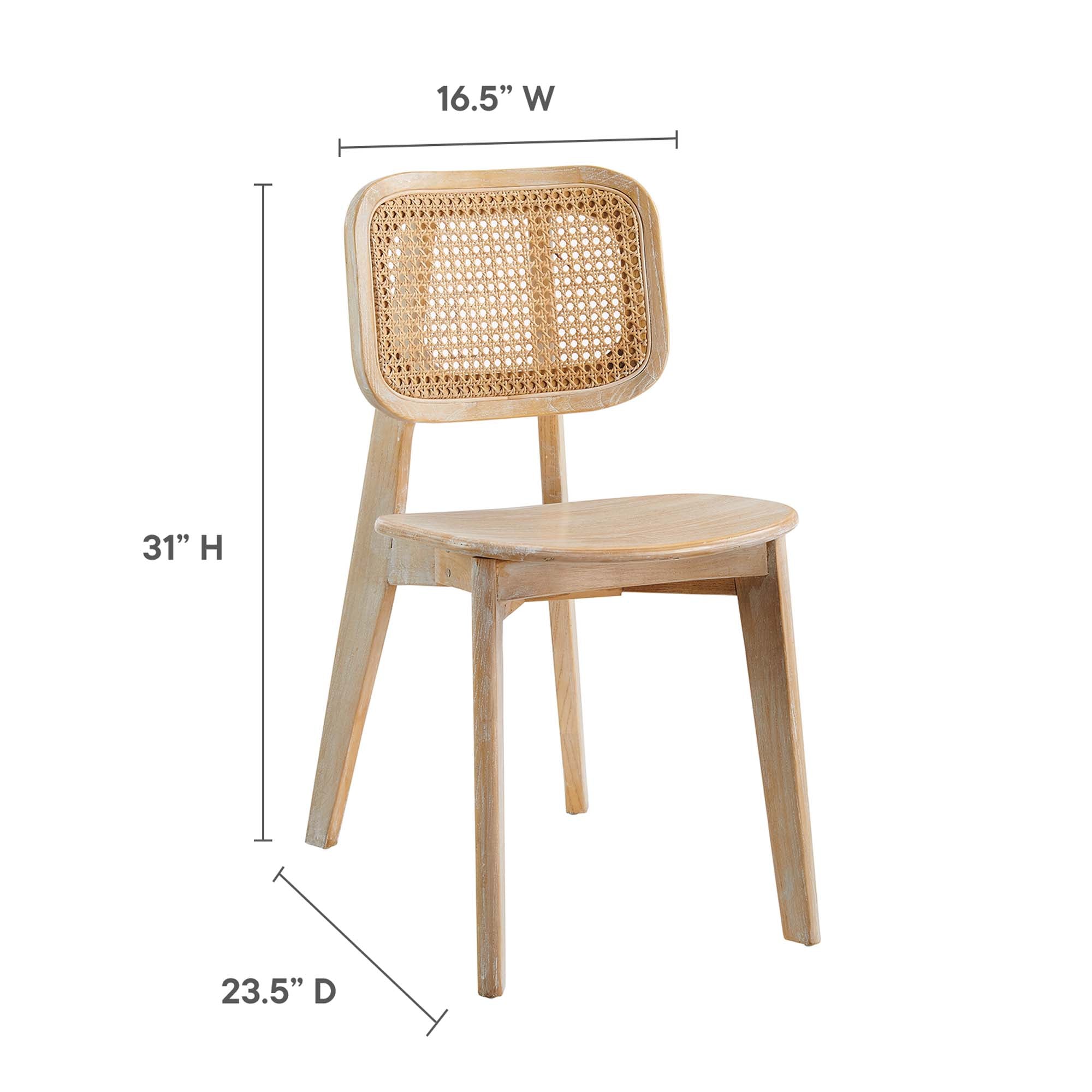 Habitat Wood Dining Side Chair - Gray