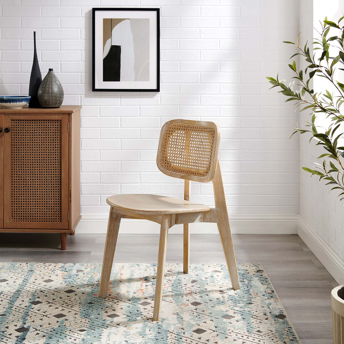 Habitat Wood Dining Side Chair - Gray