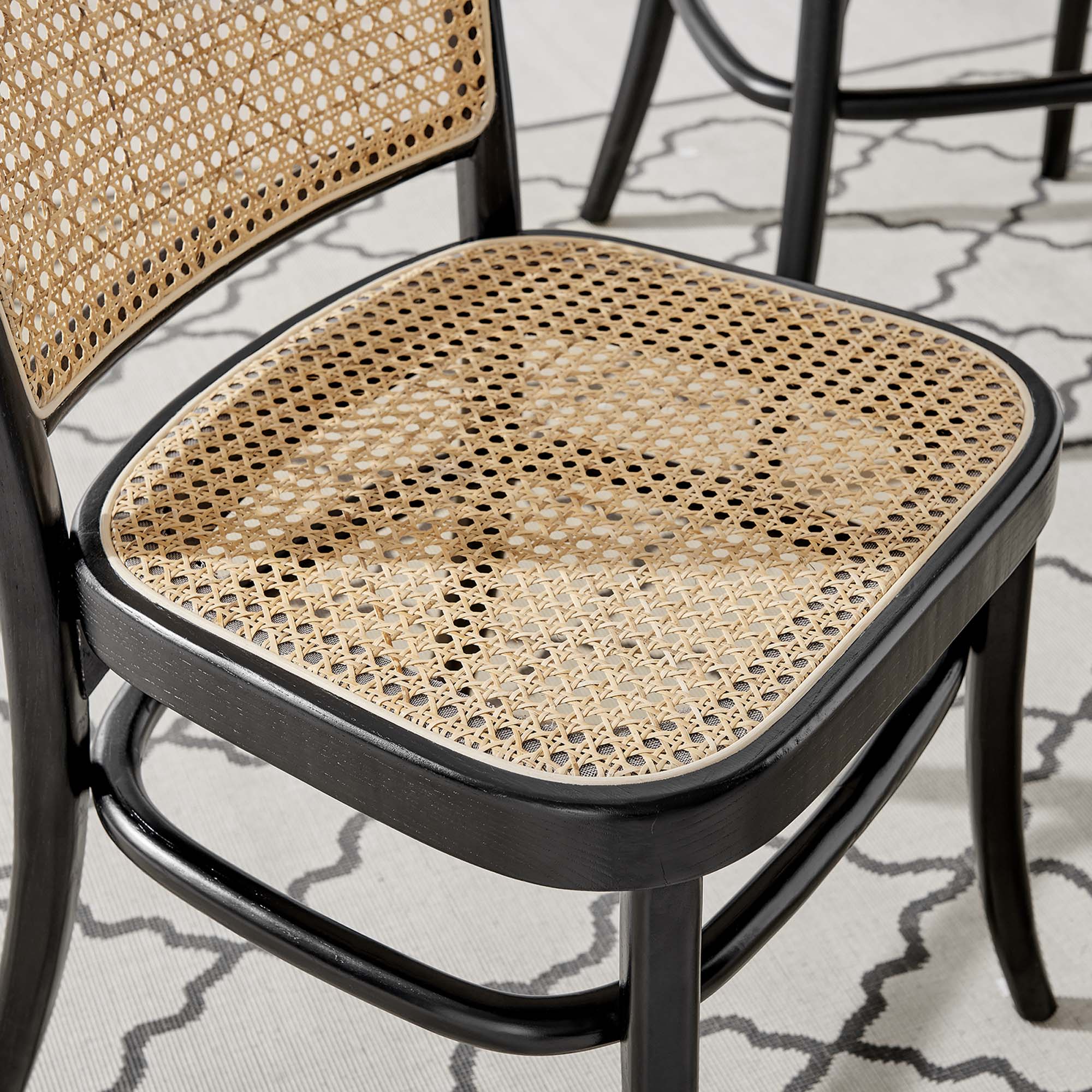 Winona Wood Dining Side Chair - Black