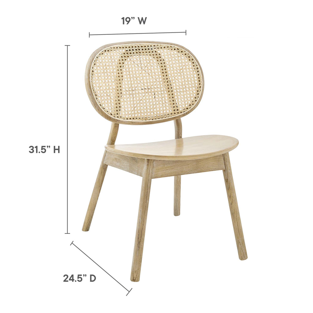 Malina Wood Dining Side Chair - Gray