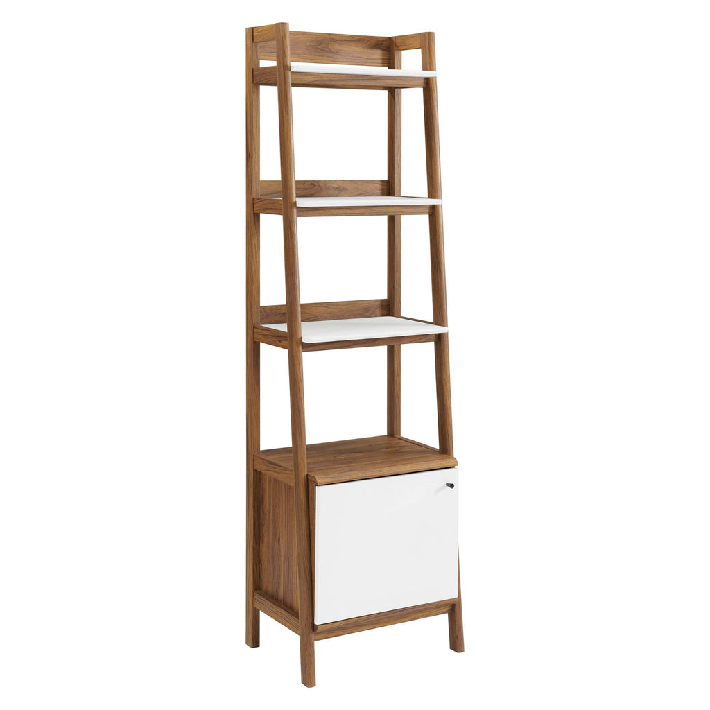 Bixby 21" Bookshelf - Walnut White