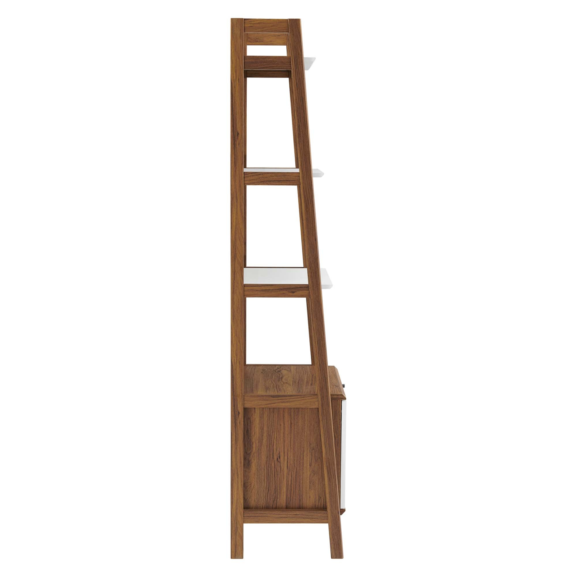 Bixby 21" Bookshelf - Walnut White