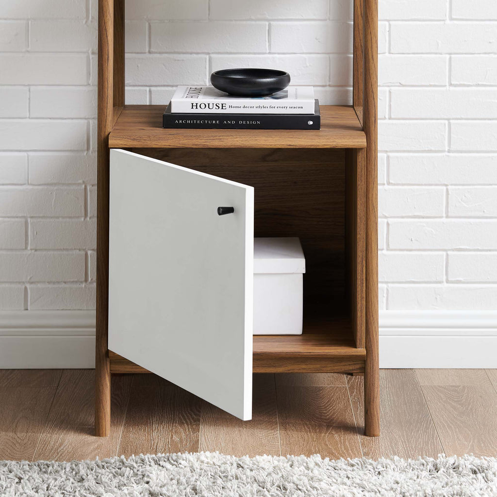 Bixby 21" Bookshelf - Walnut White